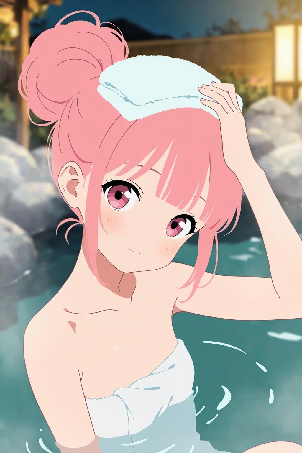 OPALちゃんも温泉に