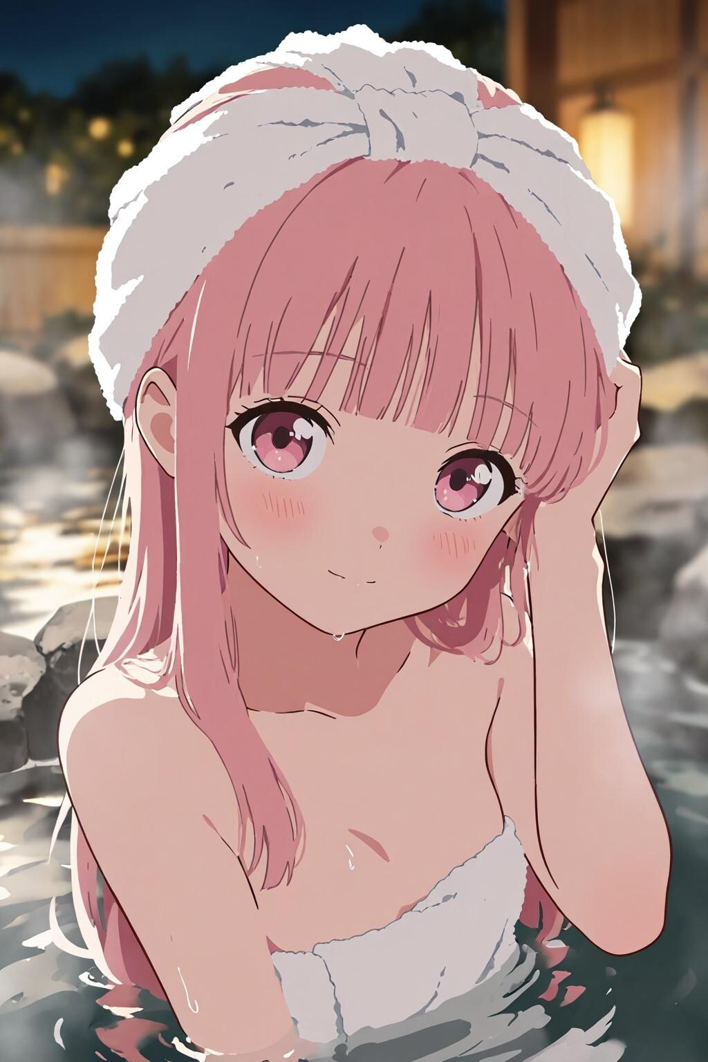 OPALちゃんも温泉に