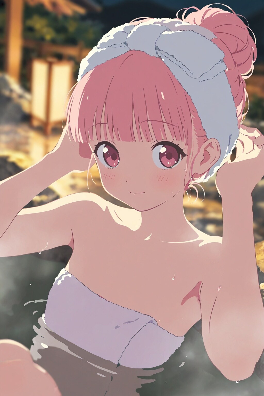 OPALちゃんも温泉に