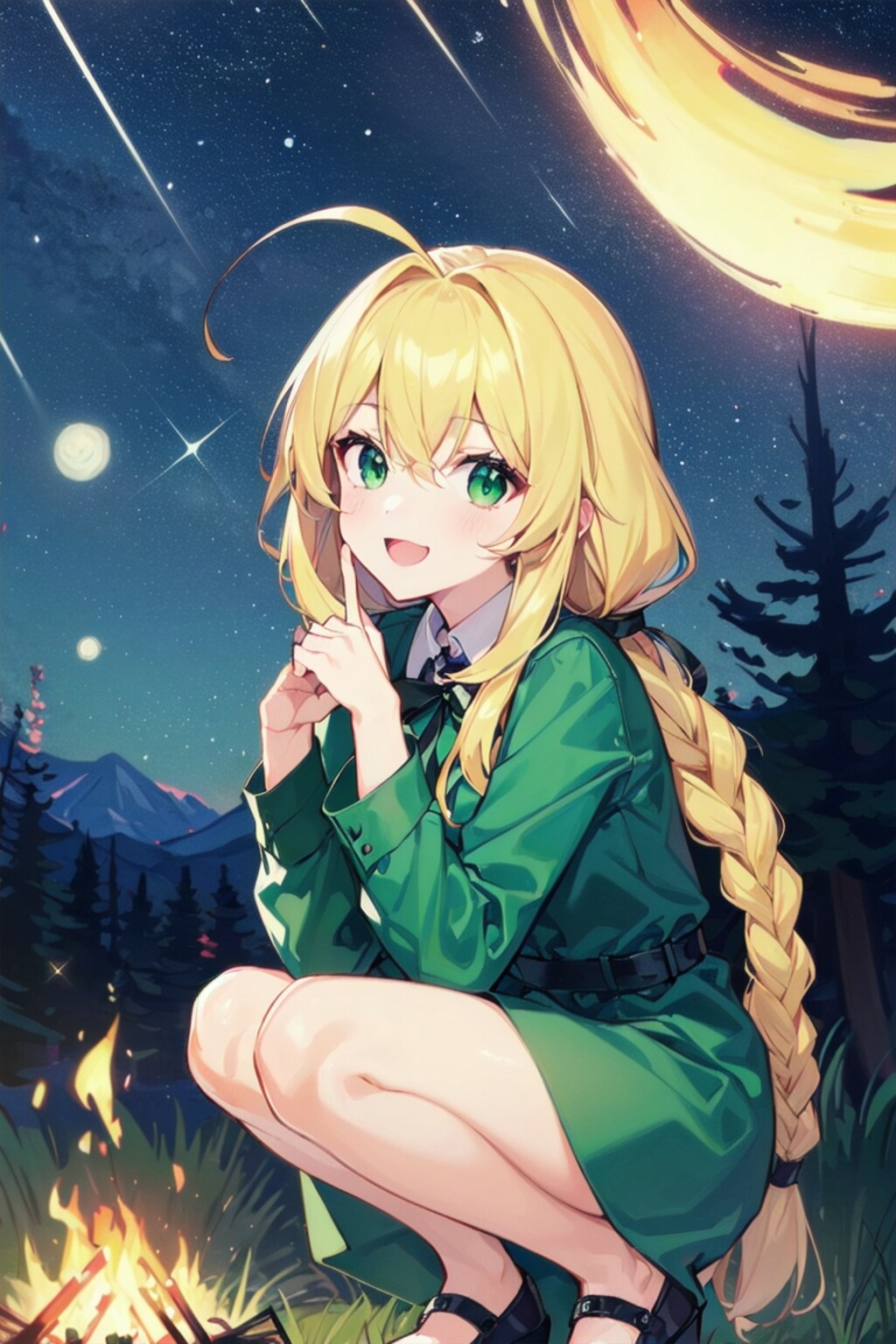 星空をお友達と②