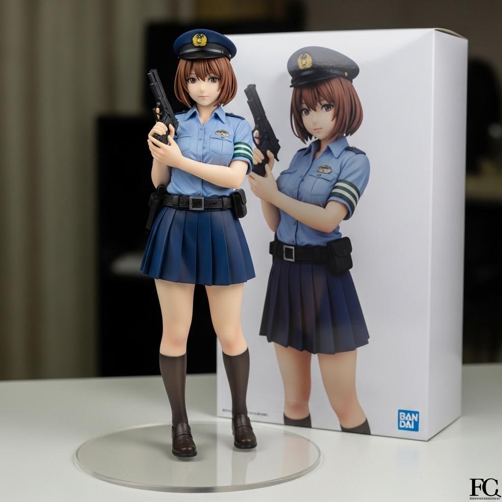 女性警官のフィギュア