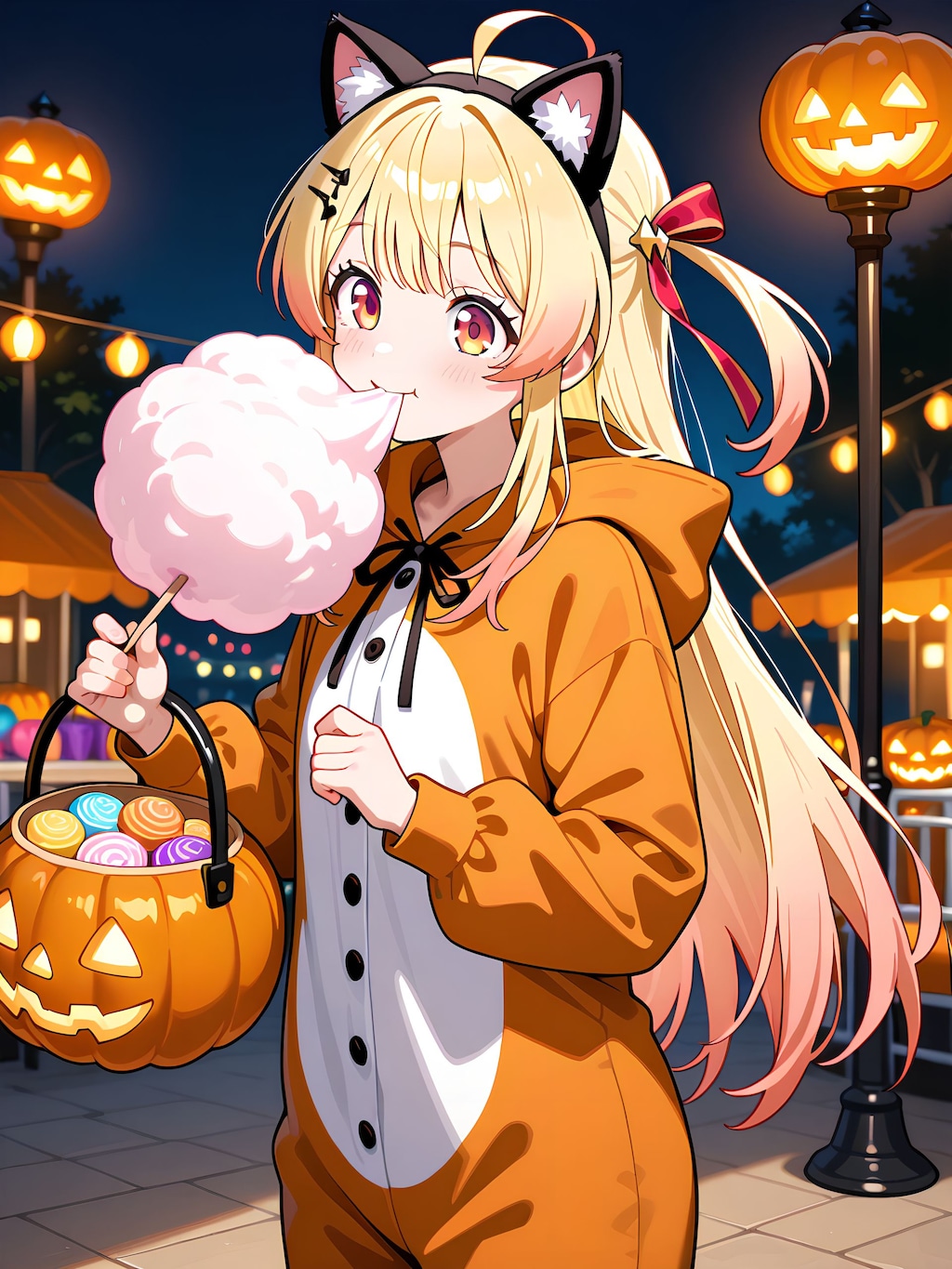 ハロウィンを満喫したキッズ