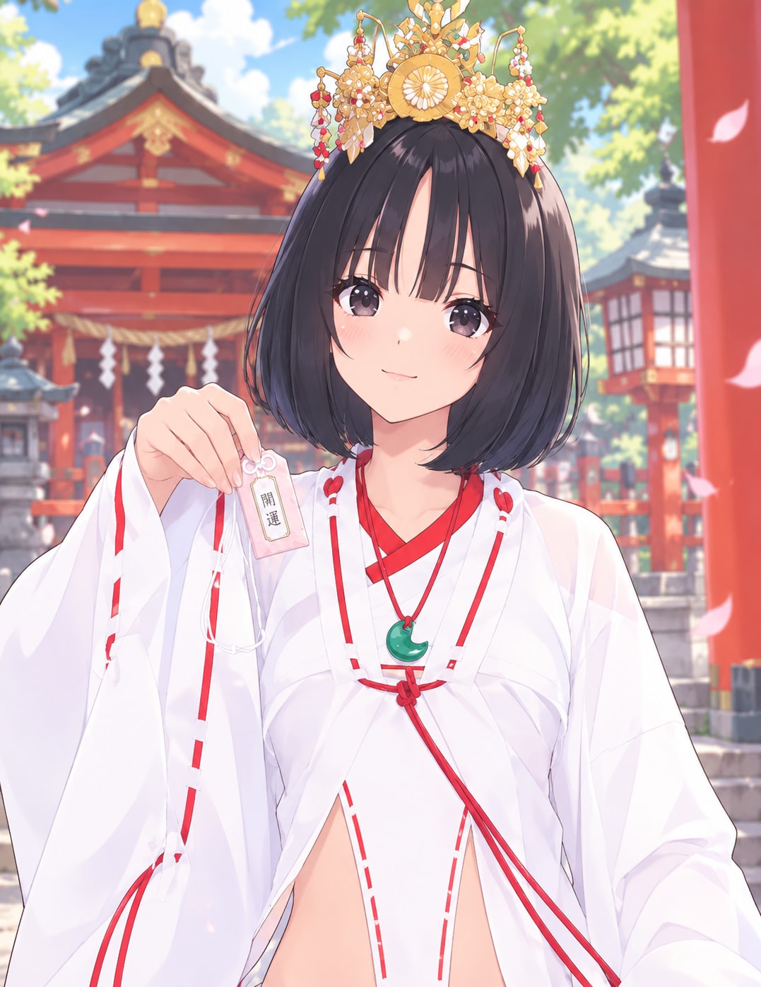 きわどい巫女装束を採用してる神社⑤ | の人気AIイラスト・グラビア