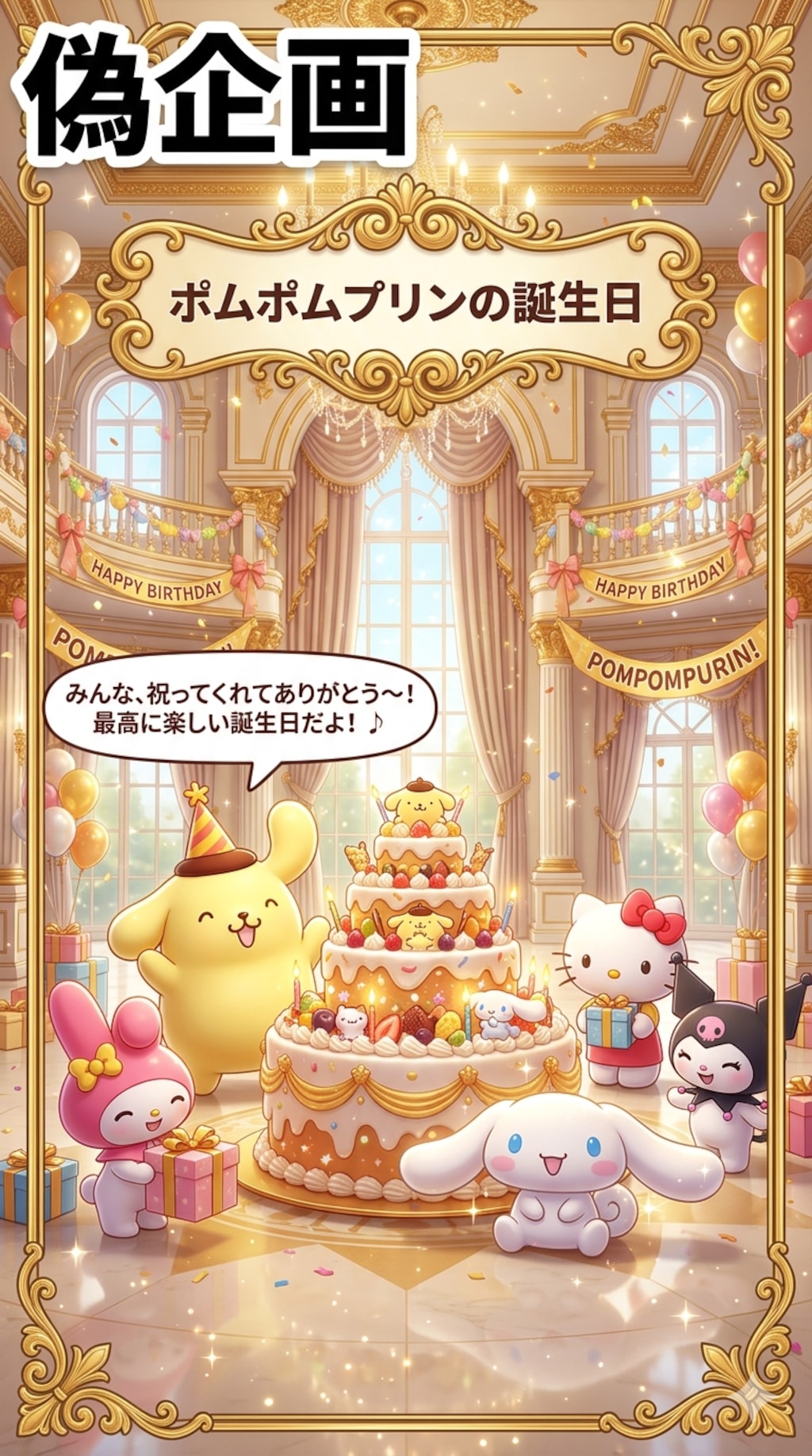 ポムポムプリンの誕生日