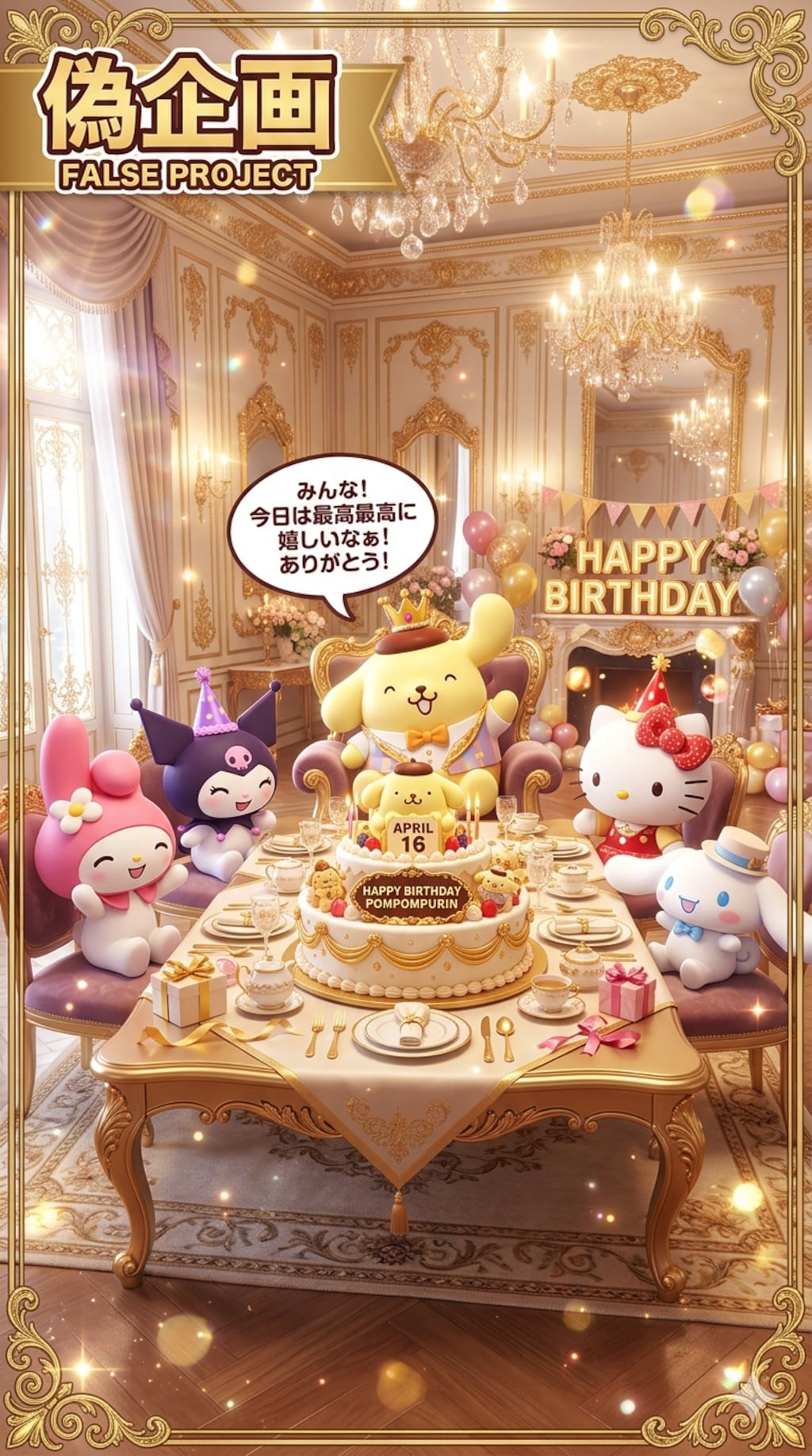 ポムポムプリンの誕生日