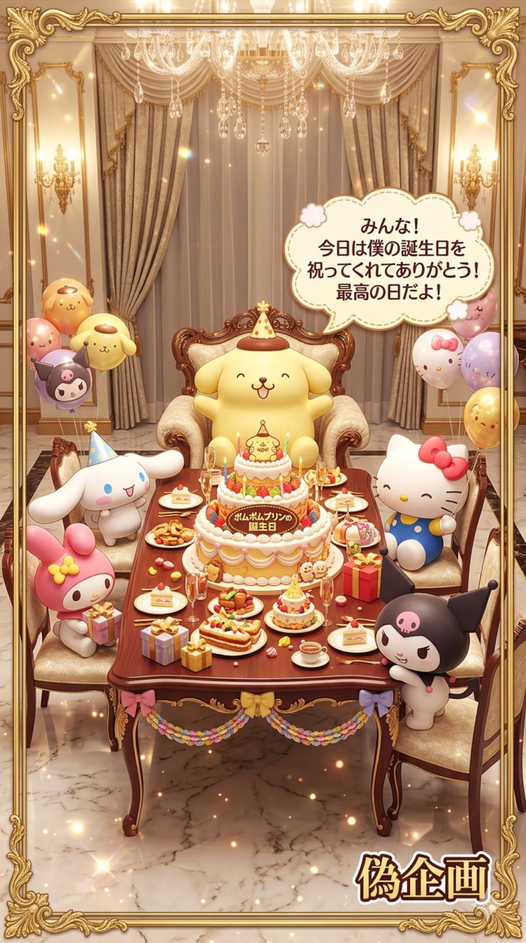 ポムポムプリンの誕生日