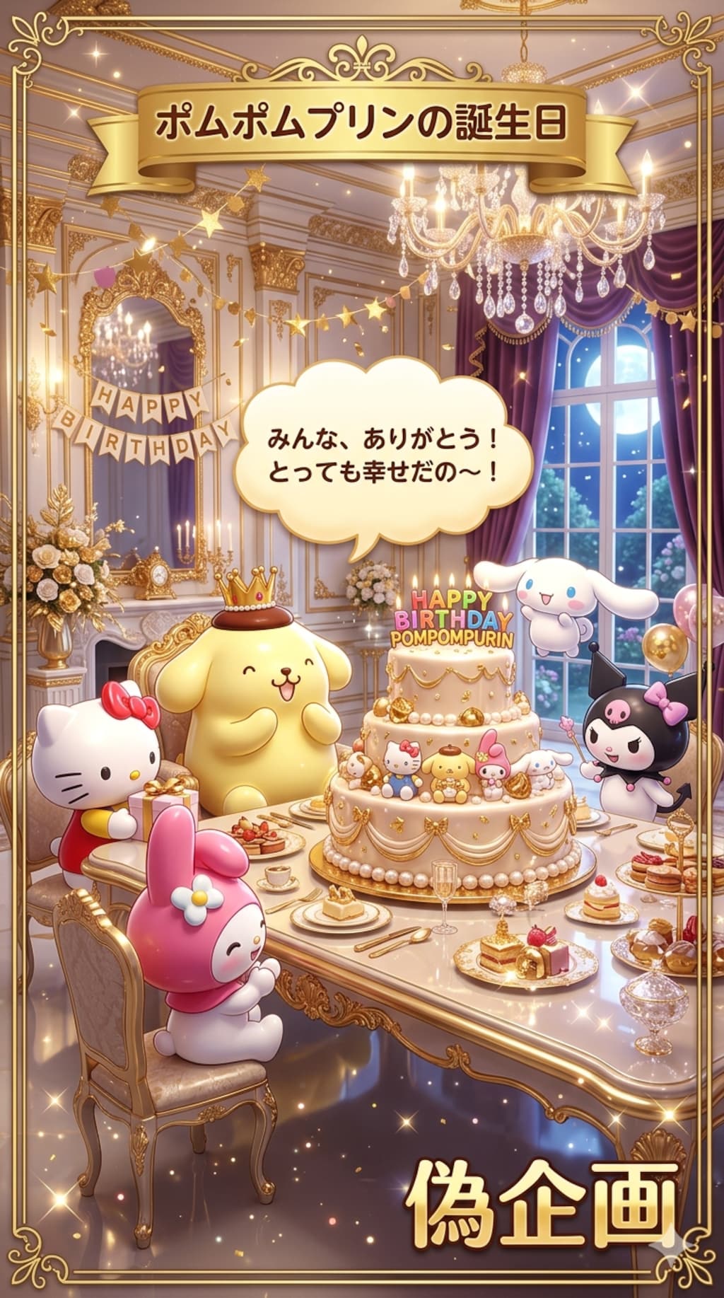 ポムポムプリンの誕生日