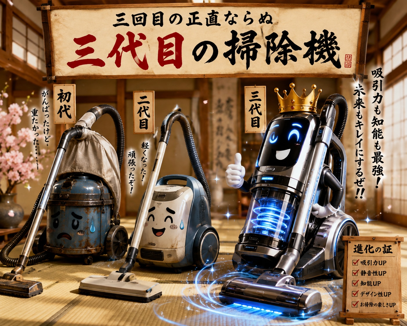 三代目の掃除機