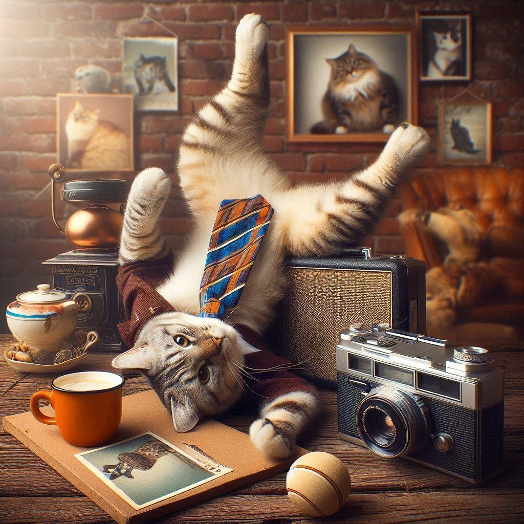 ＯＫな背景と猫