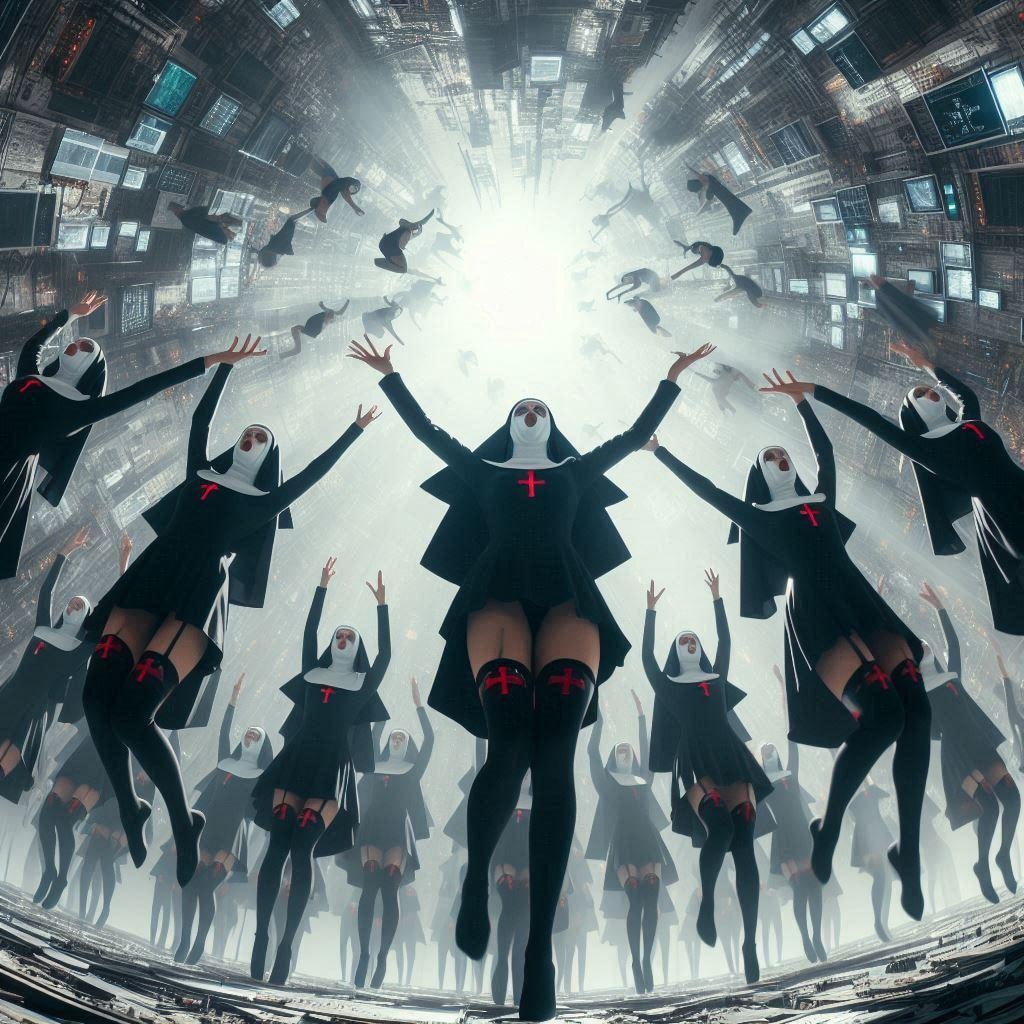 あやしい儀式をする「越夜隊」