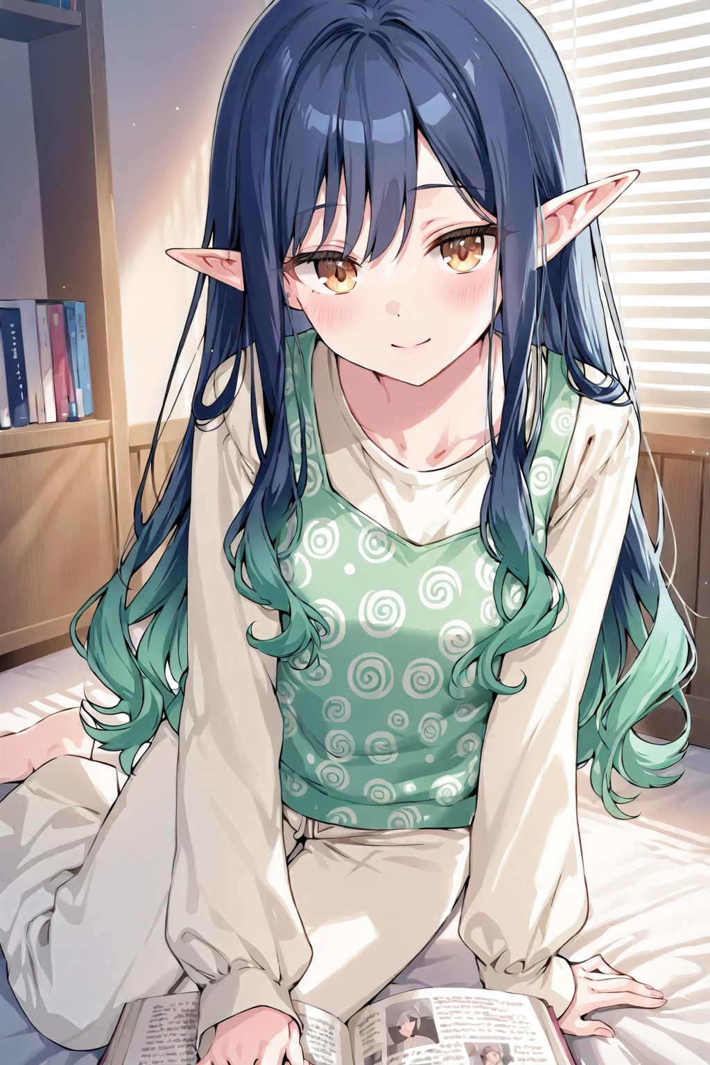 本をよむルシアルさん