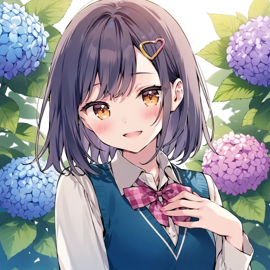 紫陽花と浪漫