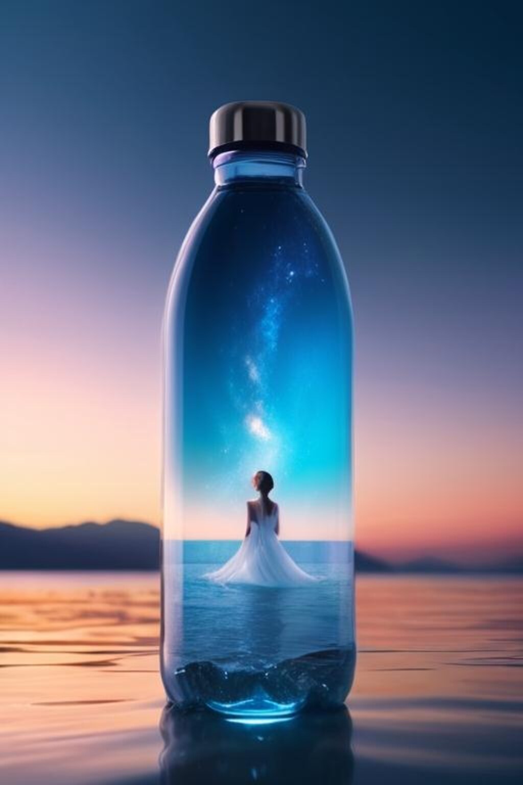 瓶の中・・・