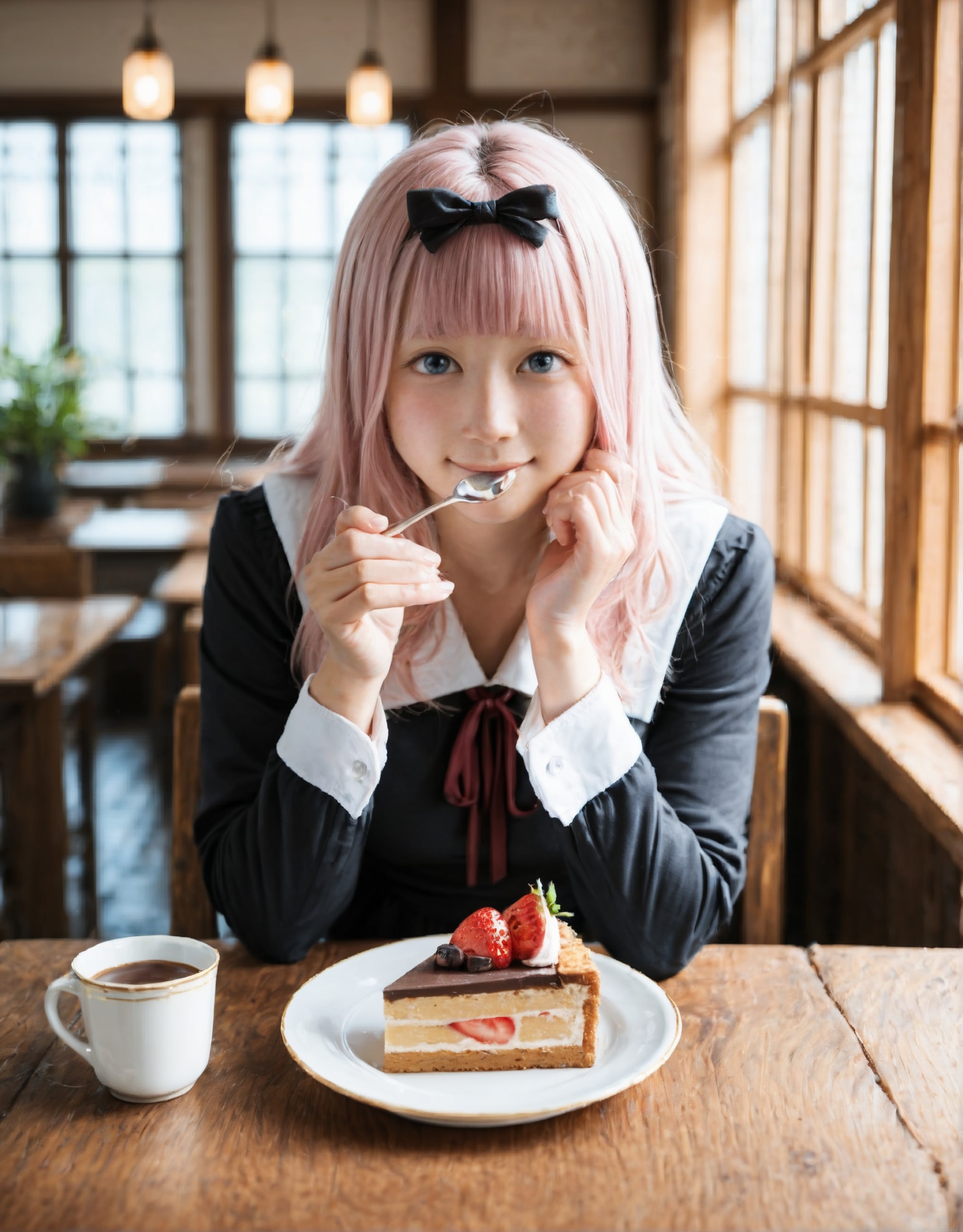 【AIコス】かぐや様は告らせたい_藤原千花 | の人気AIイラスト・グラビア