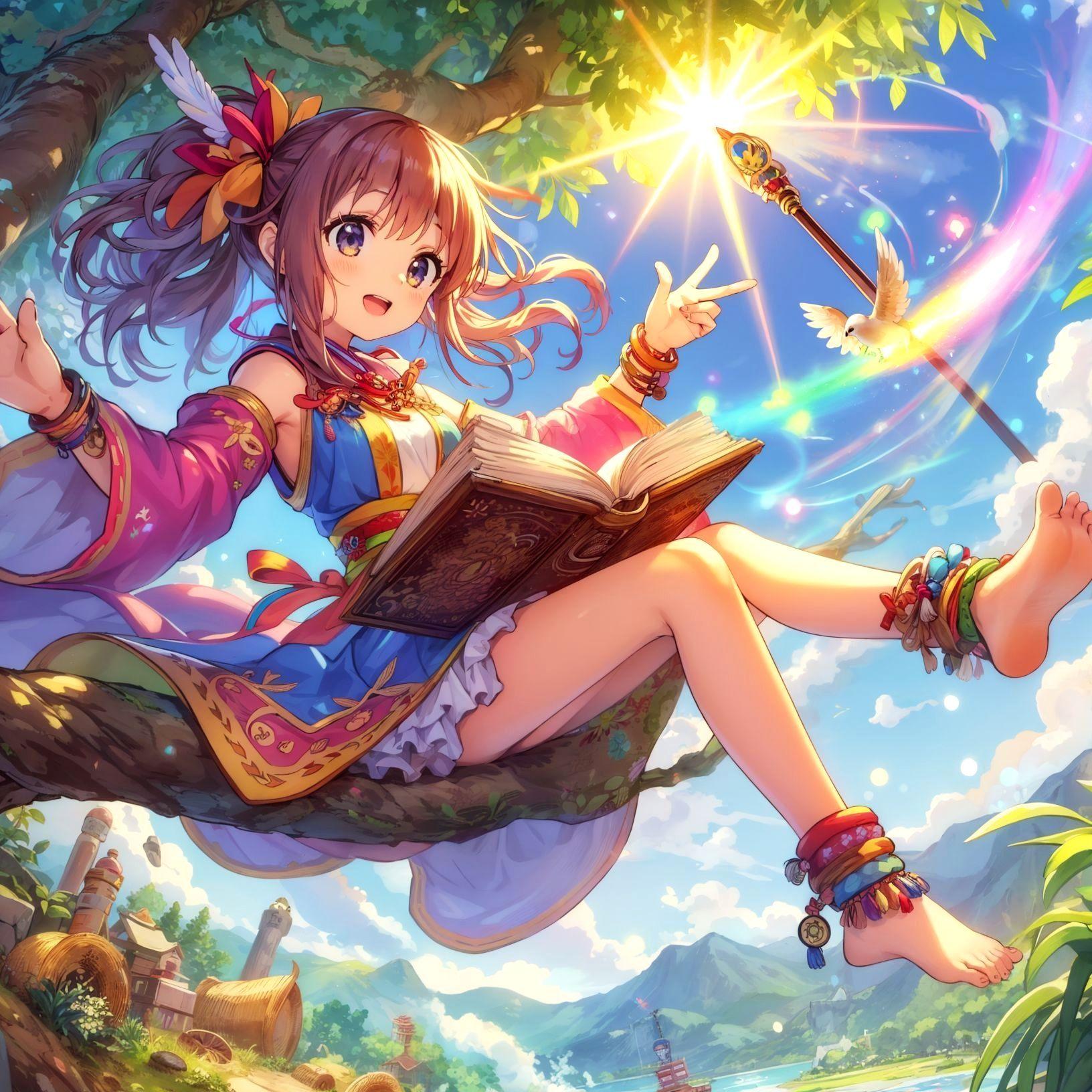 風の魔法 | の人気AIイラスト・グラビア