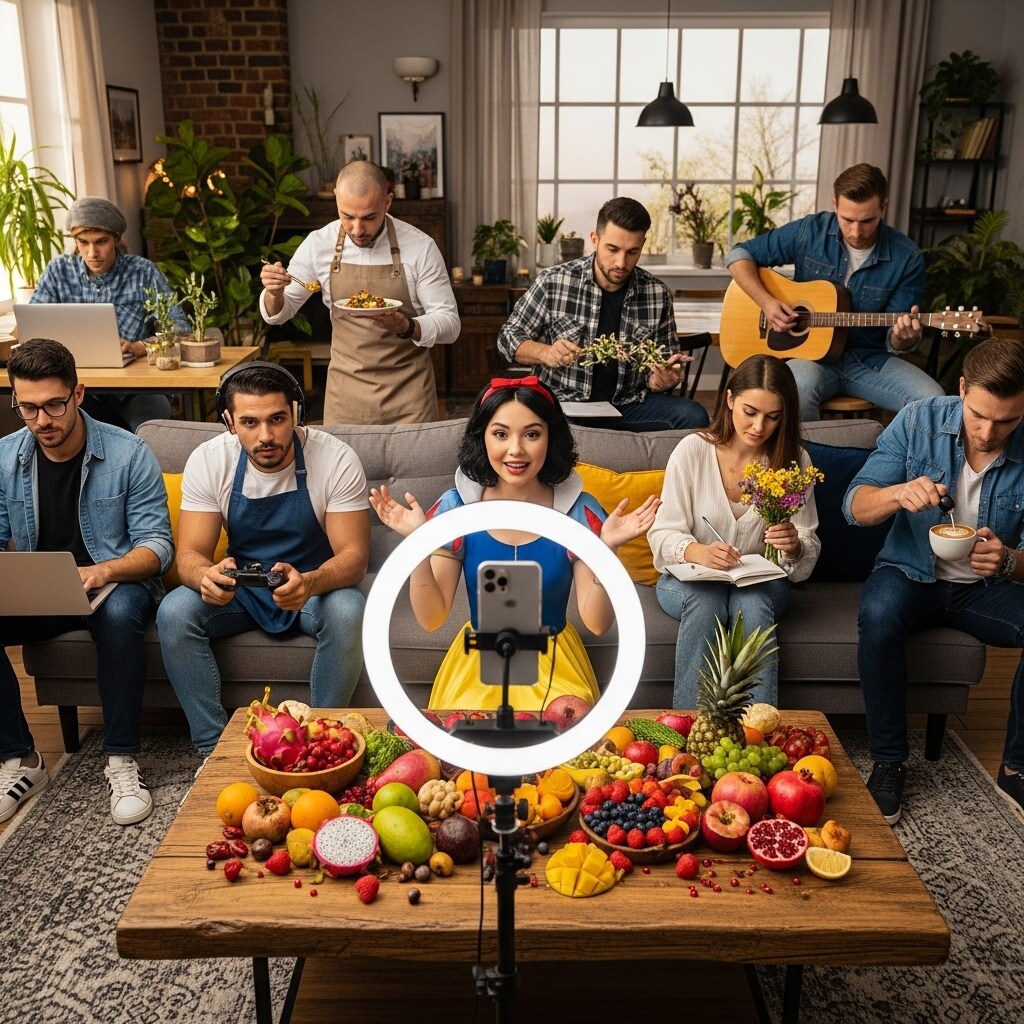 白雪姫と配信者の小人たち