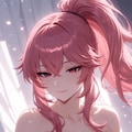 ピンクの忍者風の女の子 2枚目