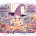ピザを焼く魔女 (ウィッチ179) 3枚目