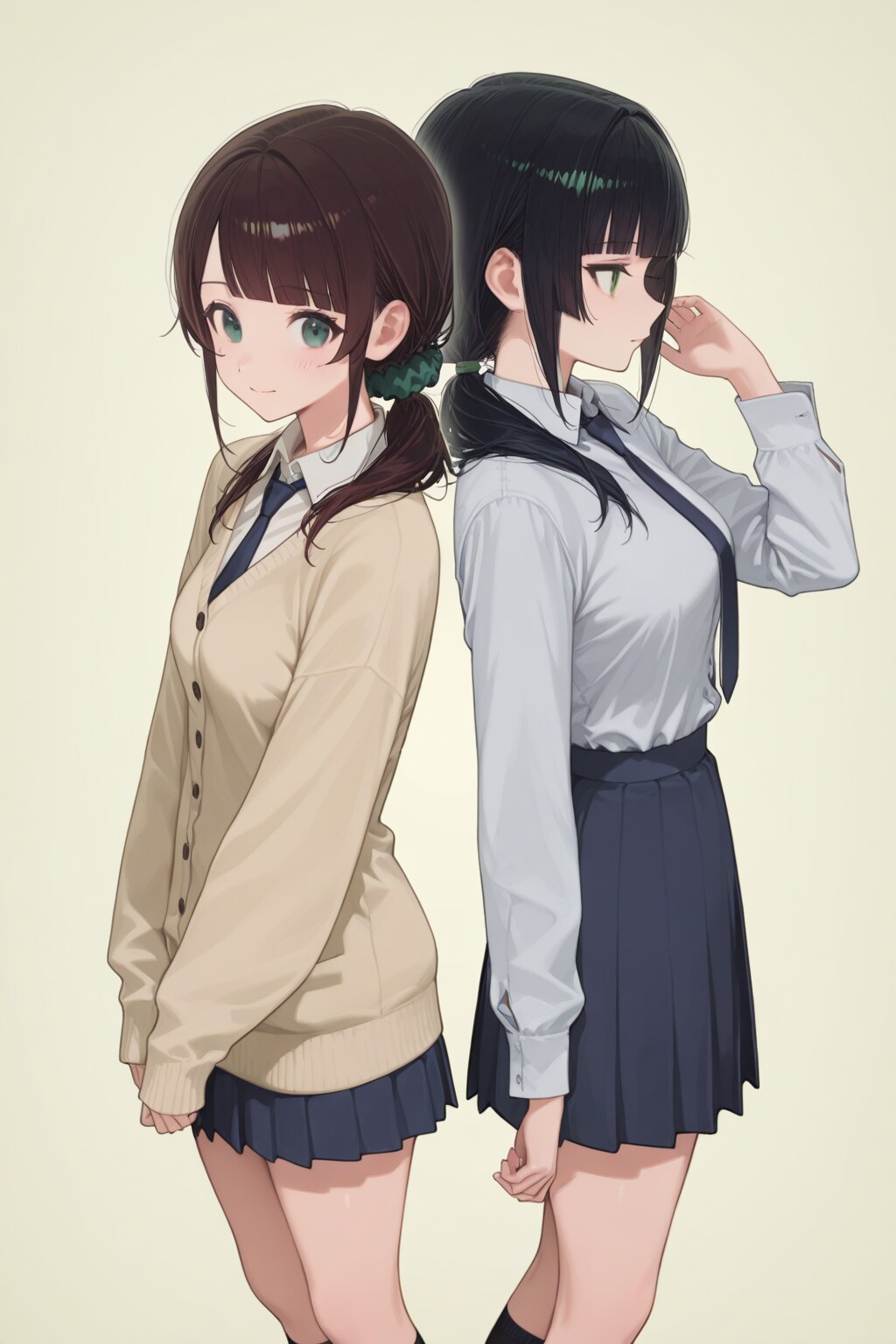 仲良しツインズ　漫画の表紙風？