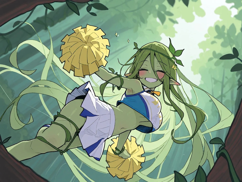 迷い人を応接してくれるDRYADちゃん☆