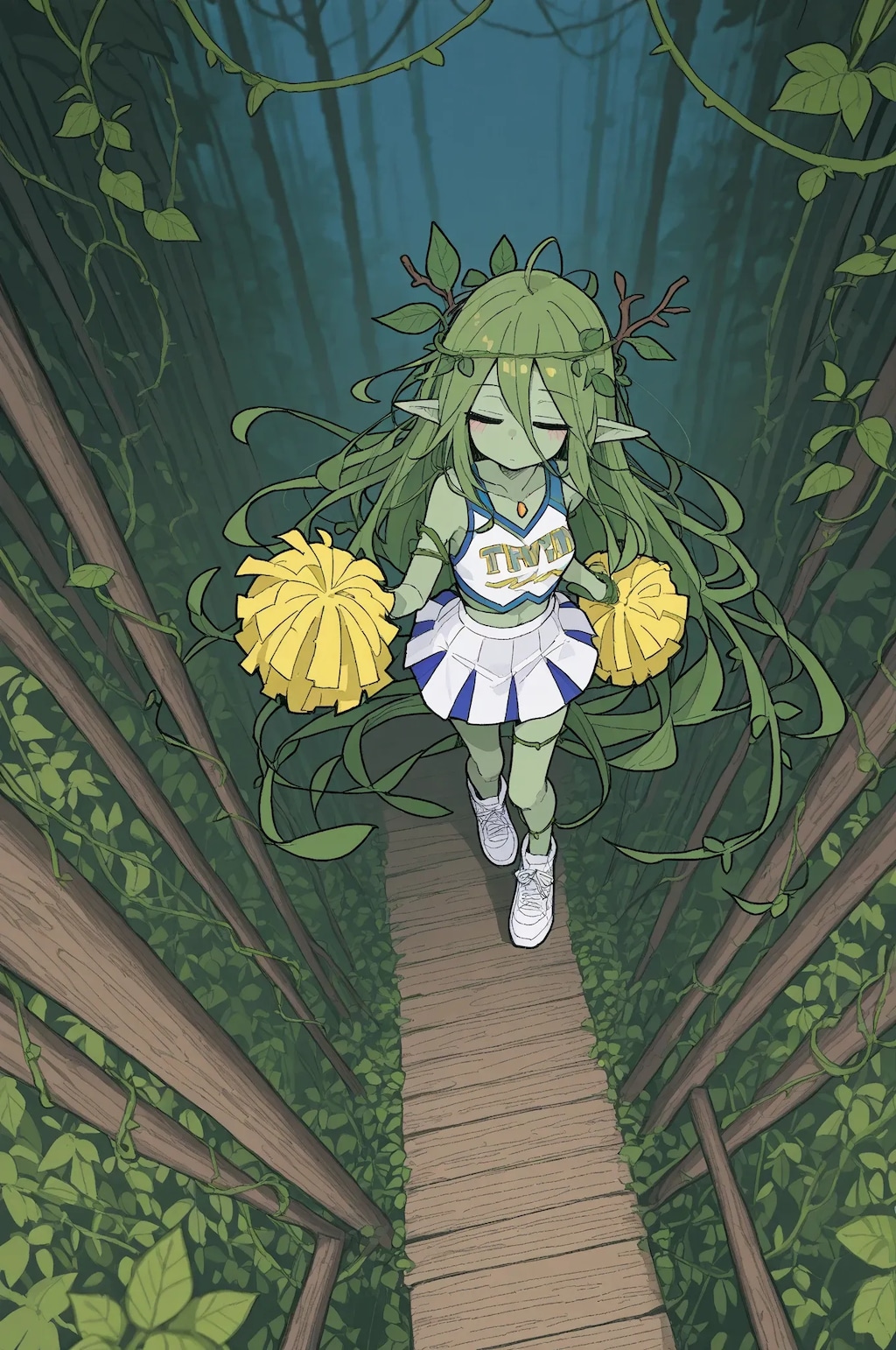 迷い人を応接してくれるDRYADちゃん☆