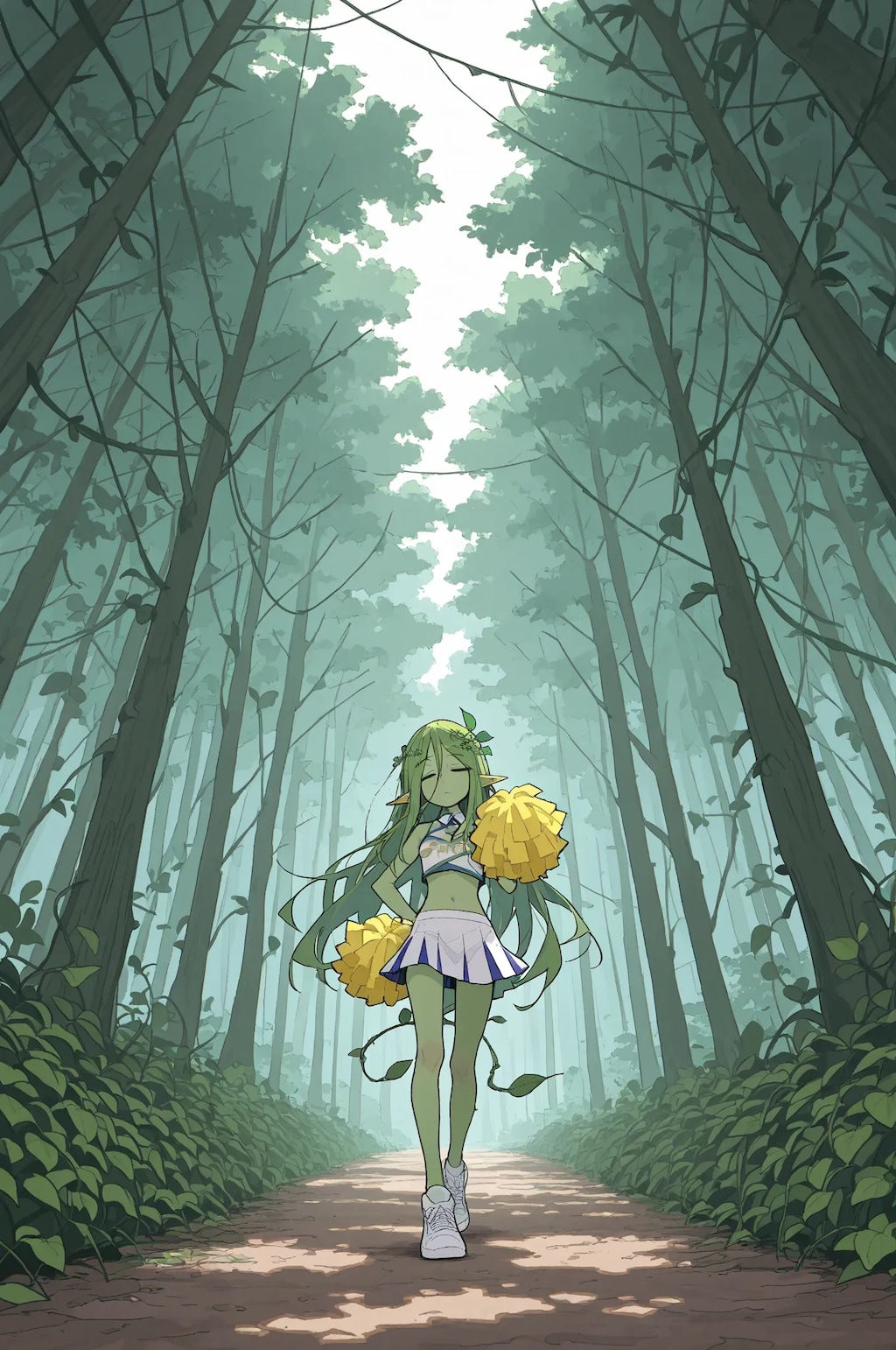 迷い人を応接してくれるDRYADちゃん☆