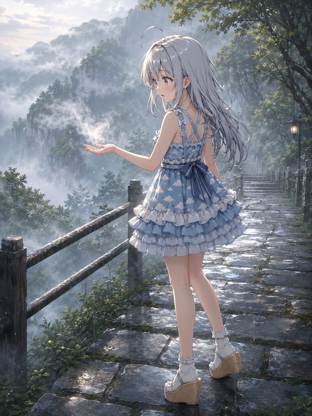 霧を、掴もうとした