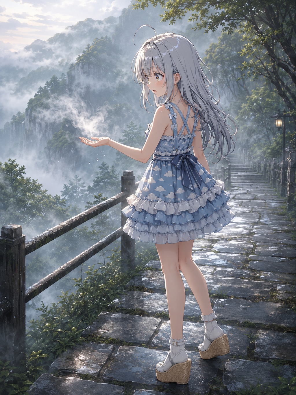 霧を、掴もうとした