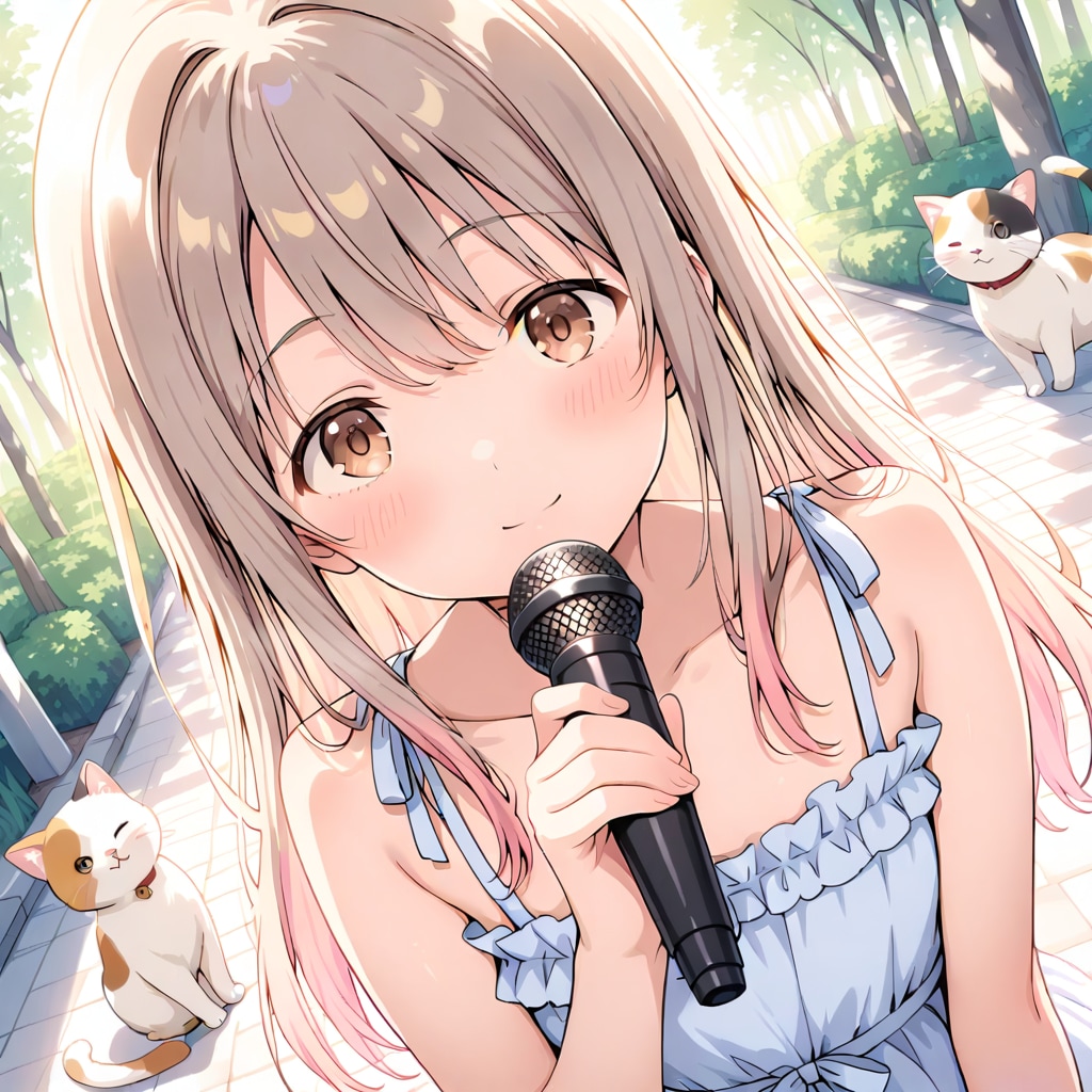 HARPYちゃん「それでは聴いてください！」 | の人気AIイラスト・グラビア