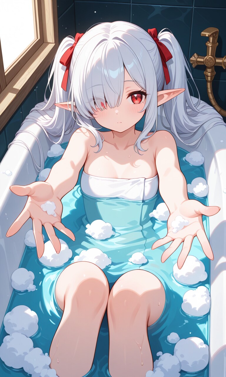 雨の日の後のシロネさん