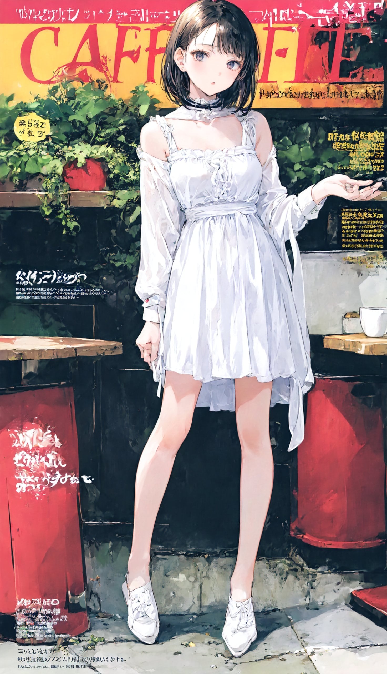 magazine風表紙絵