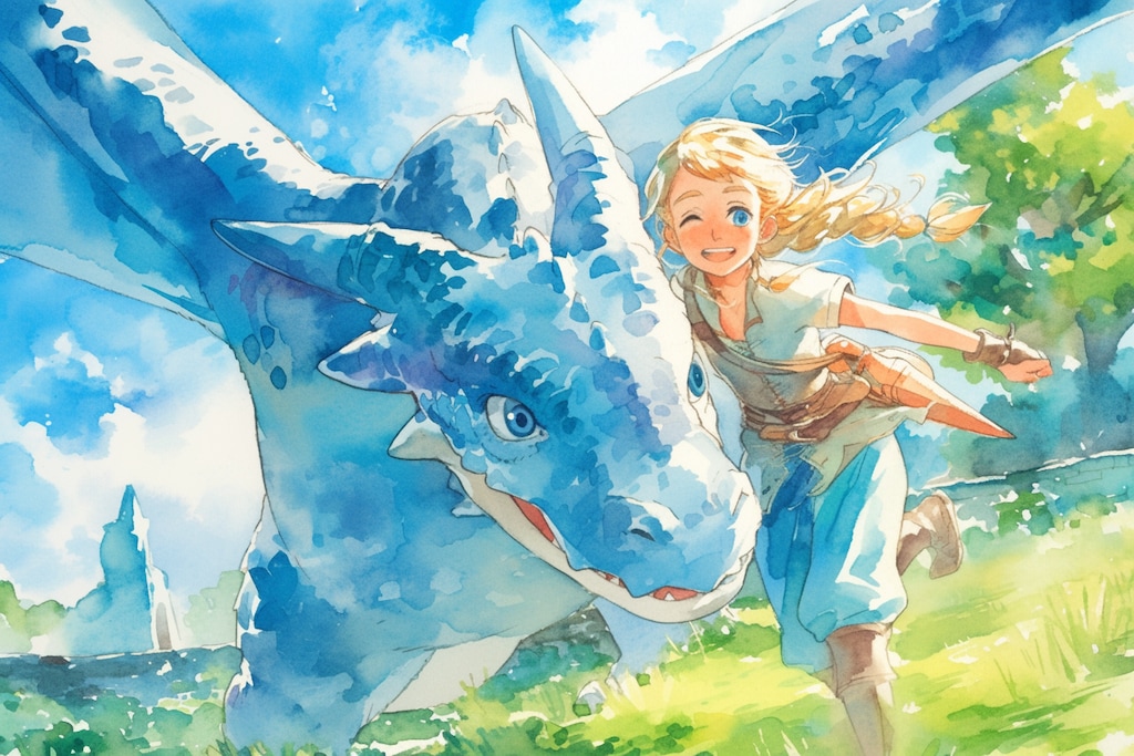 ドラゴンと少女（竜騎士）09