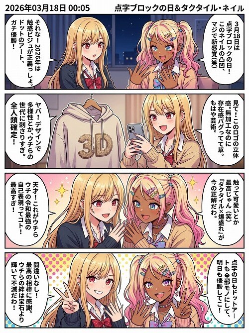3月18日は「点字ブロックの日」