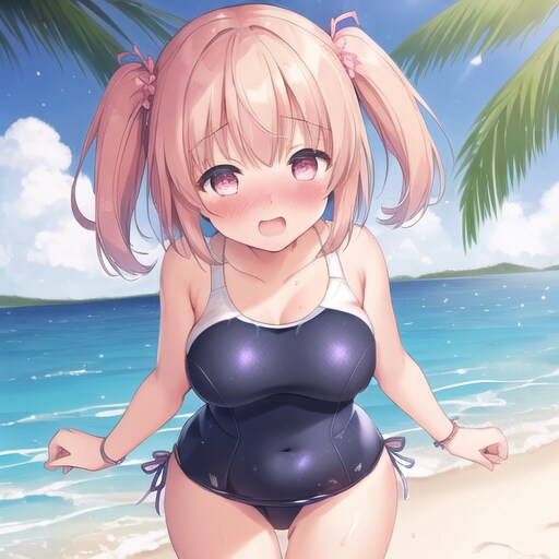 巨乳×スク水