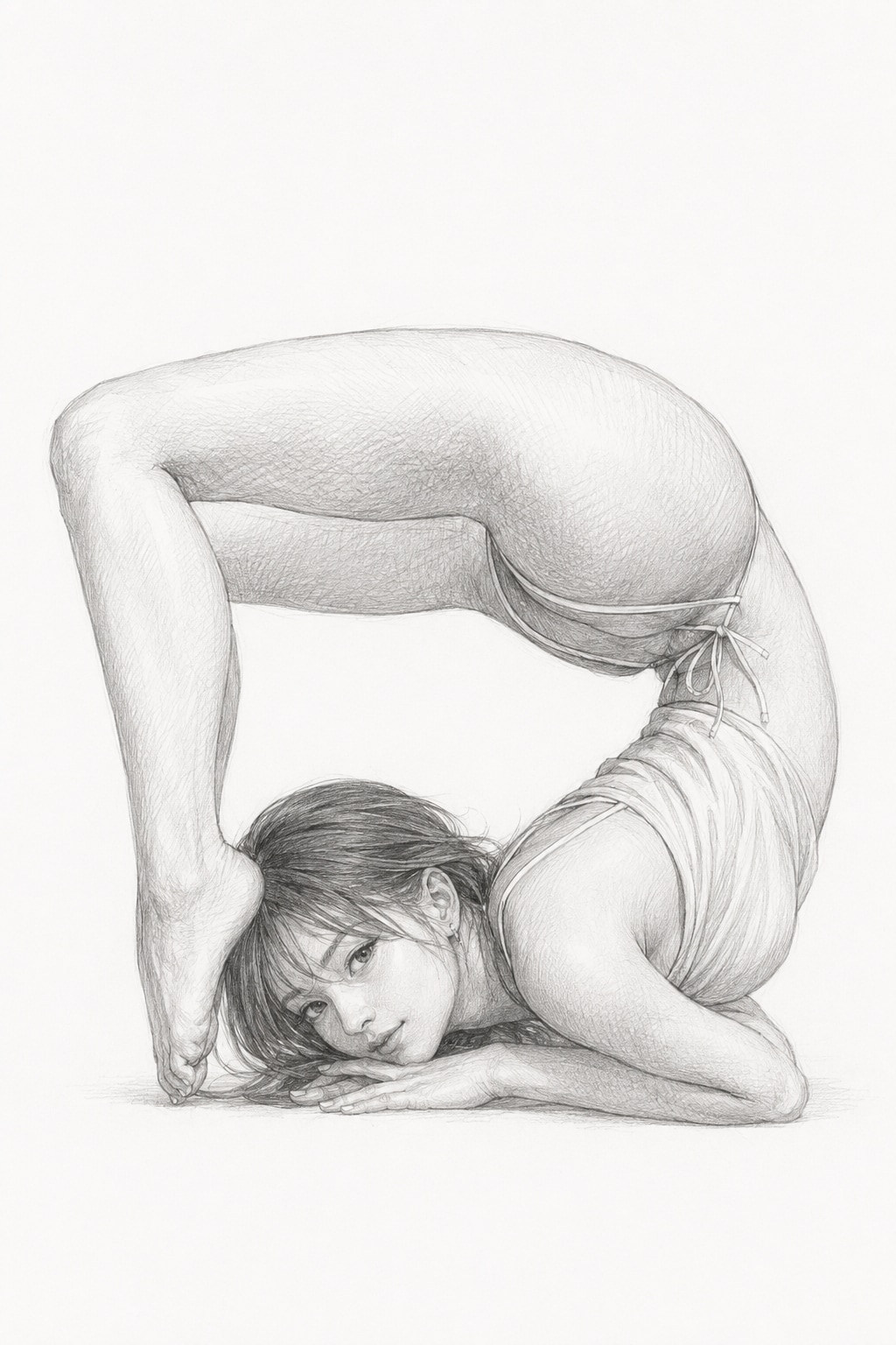極限のポーズの原画