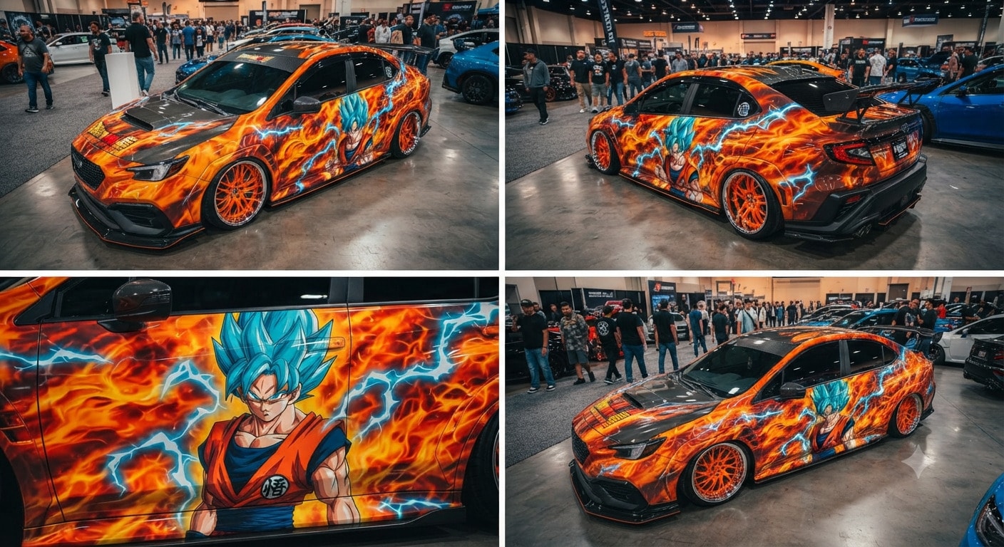 ドラゴンボール痛車WRX | の人気AIイラスト・グラビア