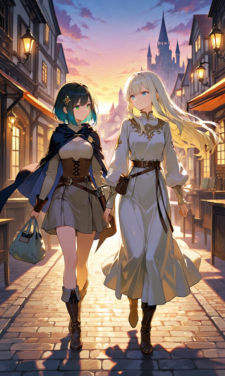 2人の休日 | の人気AIイラスト・グラビア