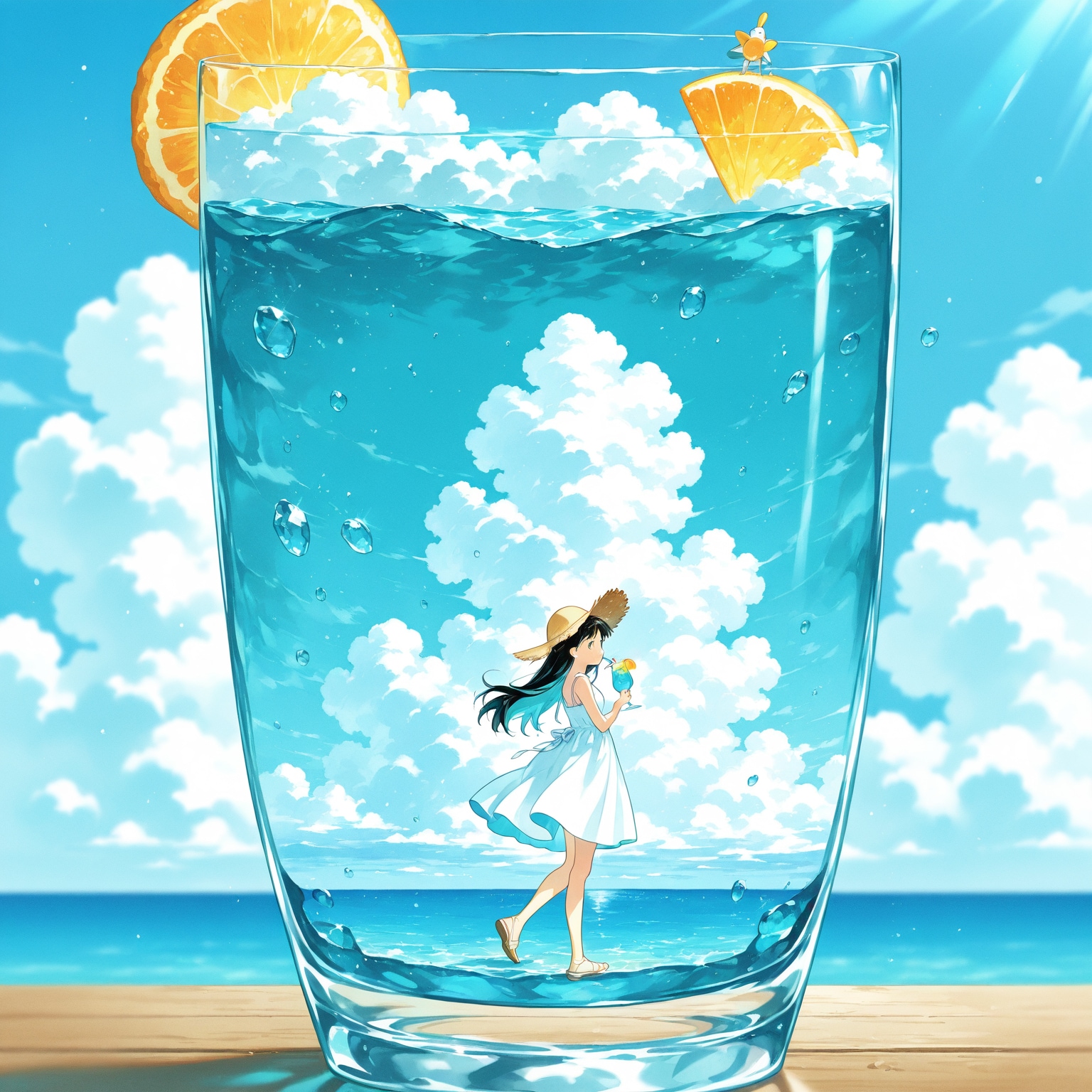 夏の少女 | の人気AIイラスト・グラビア