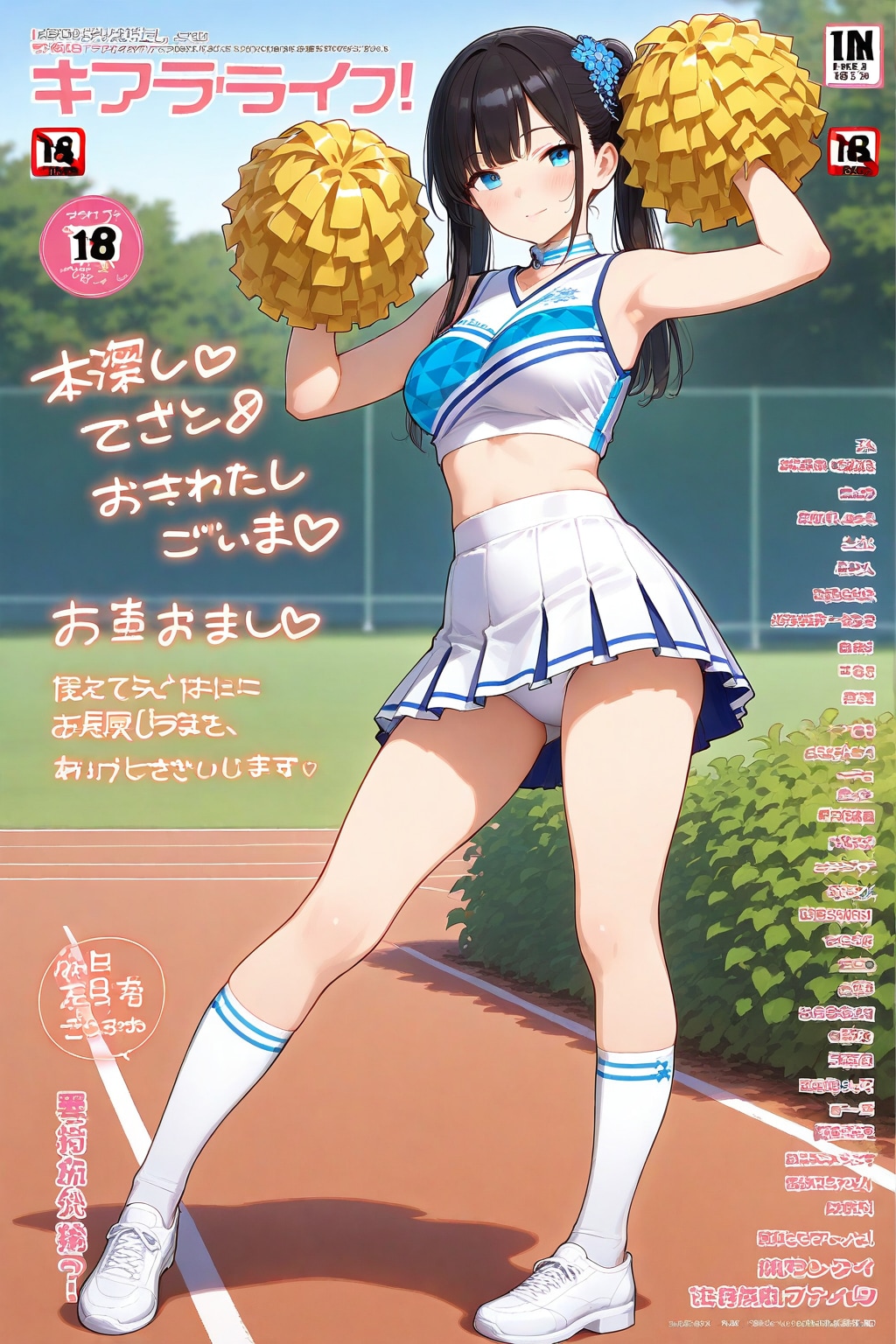 チアリーダー同人誌の表紙