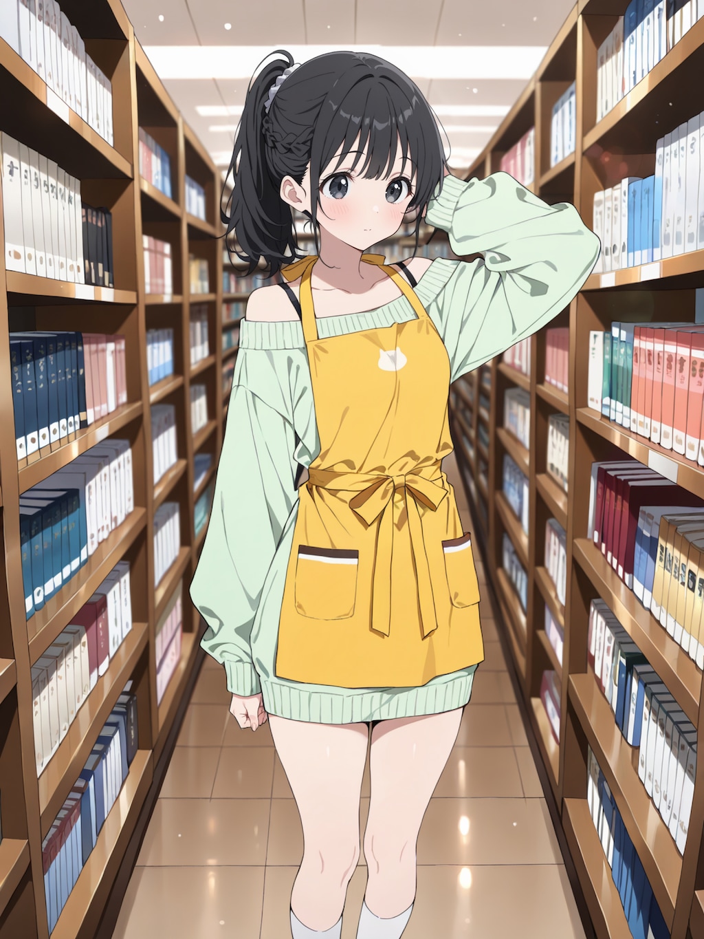 お気に入りの本屋さん（の女の子）