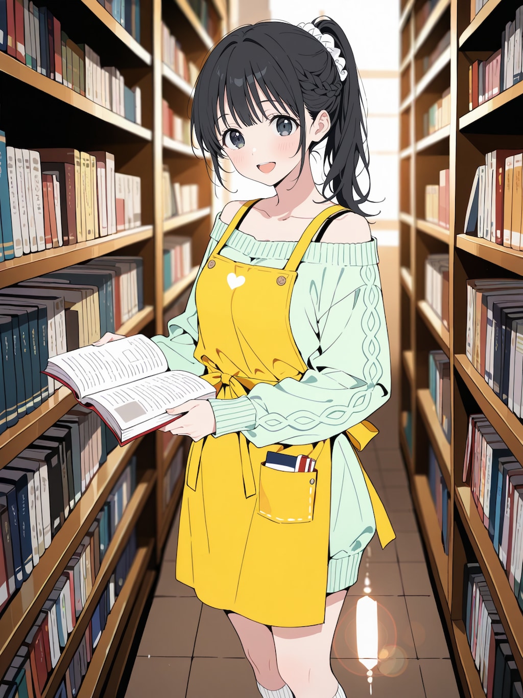 お気に入りの本屋さん（の女の子）