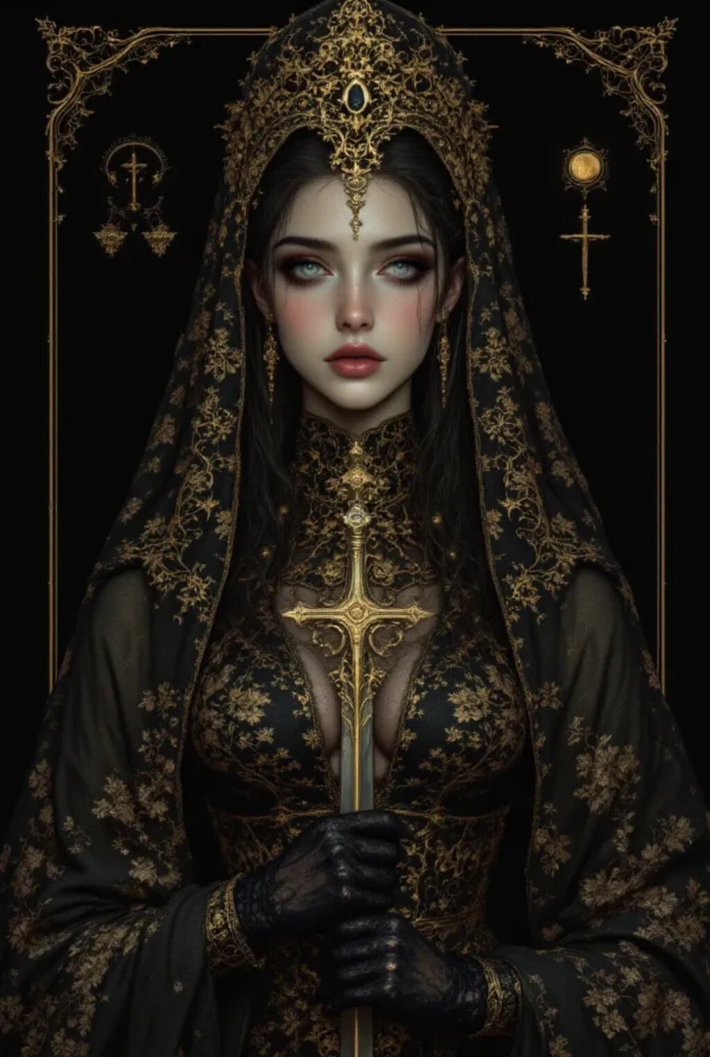 エルフと魔女 (4枚)