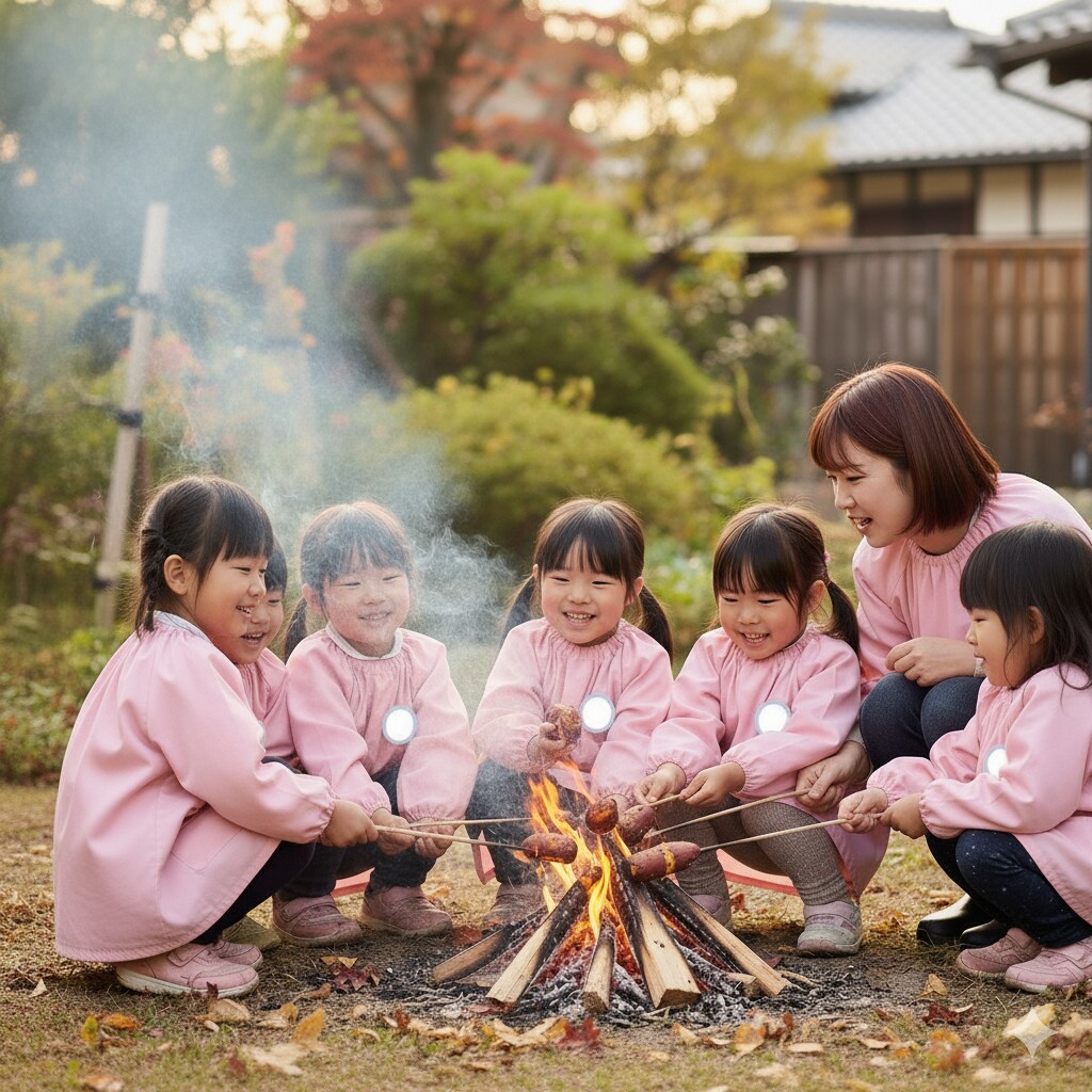 幼稚園の芋掘り