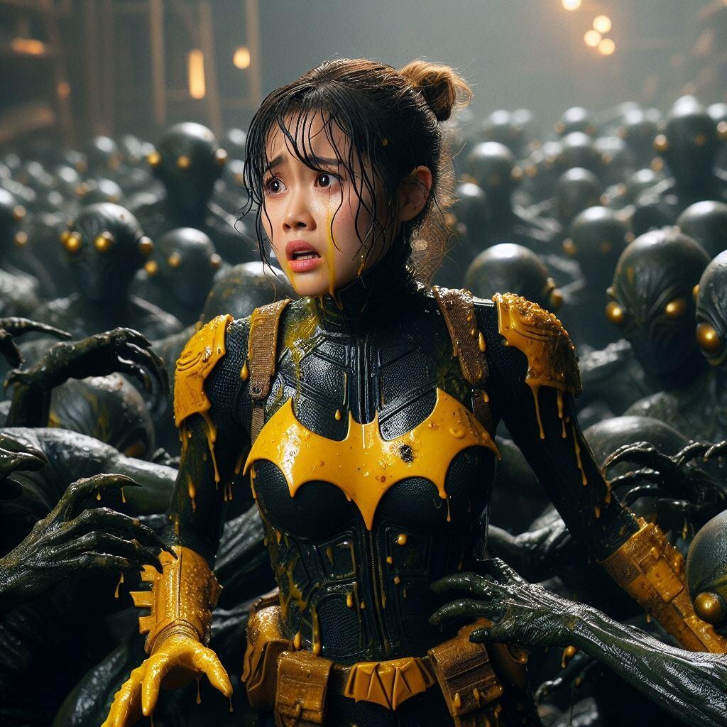 Batgirl with mask off