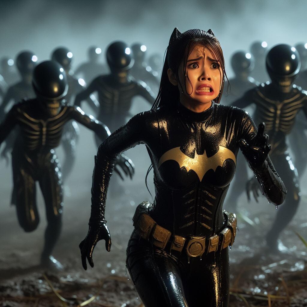 Batgirl with mask off