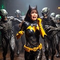 Batgirl with mask off 3枚目