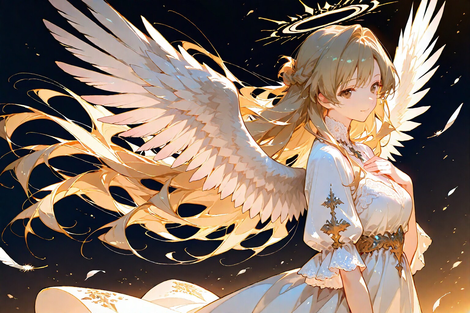 天使さん頑張ります（GRYPHON） | の人気AIイラスト・グラビア