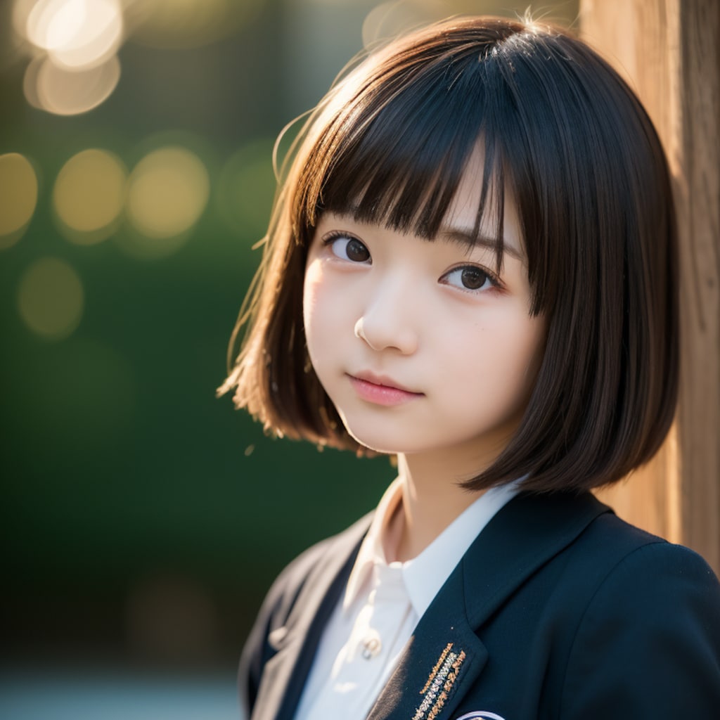 おかっぱ美少女