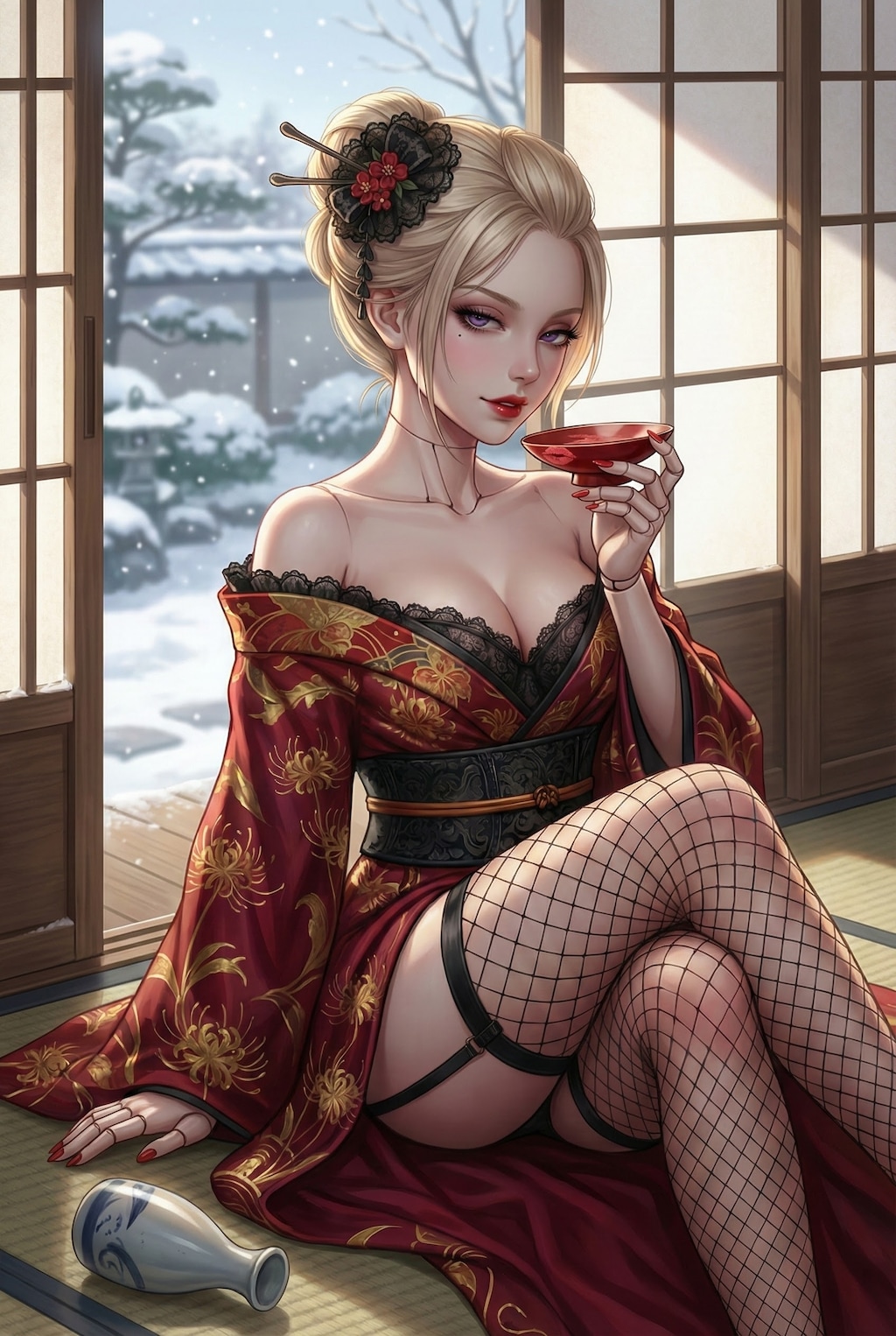 氷点下の残り香と、朝酒の毒 (Cold Morning Intoxication)