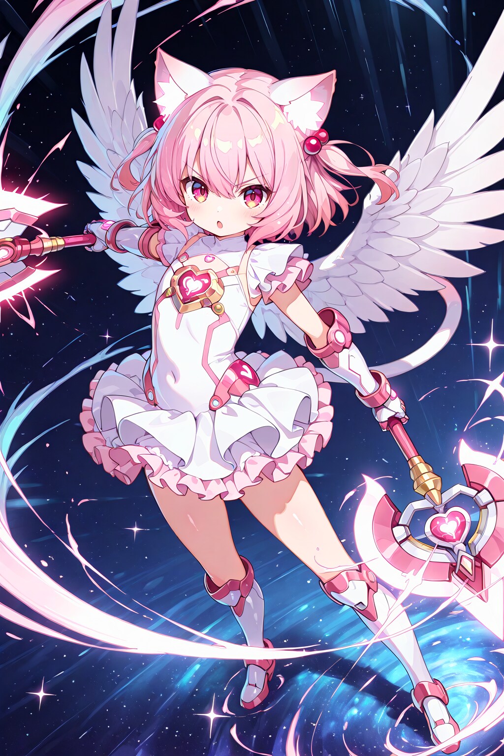 ケモミミパワードスーツ試作 その３（魔法少女） feat. Axe